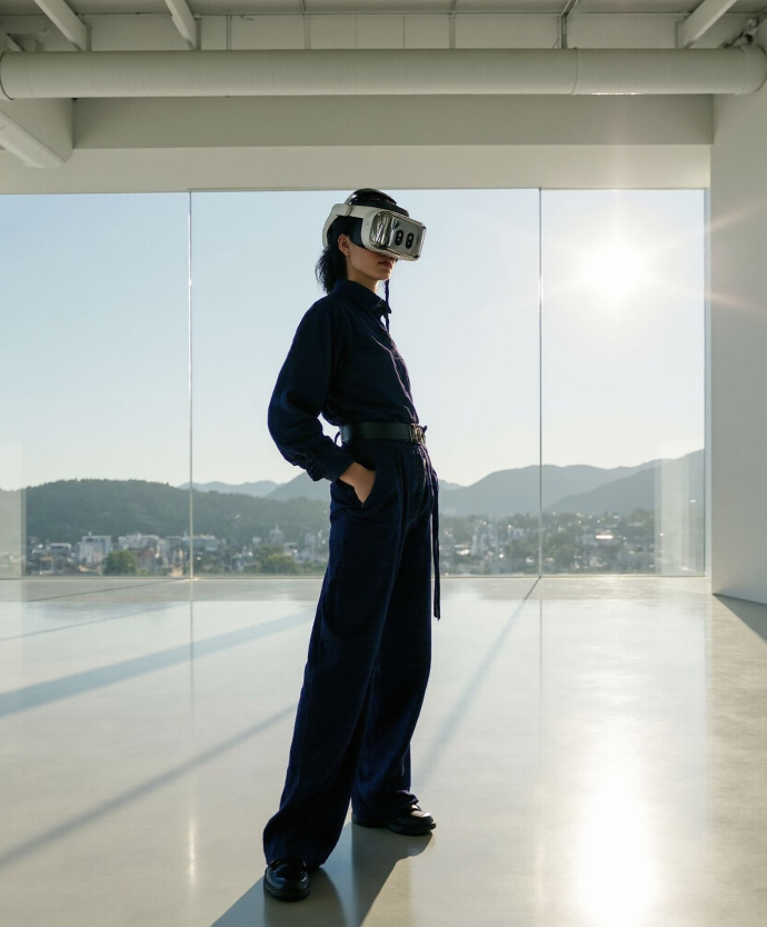 Ingénieur utilisant HoloLens 2 pour une revue de conception en réalité mixte